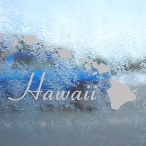 Hawaii Island Aloha Gray Decal Car Truck Window Gray 