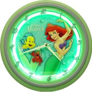  Disney Princess Little Mermaid Ariel Neon Clock