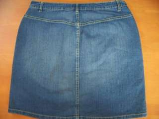CREST JEANS womens 15/16 jean mini skirt EUC denim ~~l  