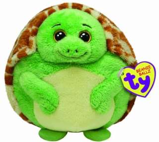 Ty Beanie Ballz Plush ZOOM Turtle Ball ~ NEW~ 008421380190  