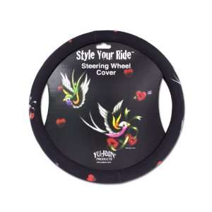  Tattoo Swallows Steering Wheel Cover 