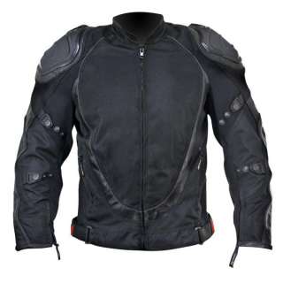   Motorcycle Jacket with Breathable 3 Way Lining and Level 3 Armor L