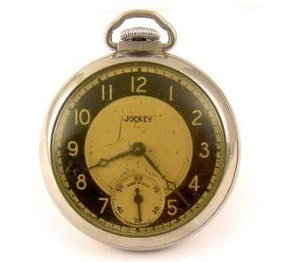 INGRAHAM COMPANY Jockey Pocket Dollar Watch 1949  