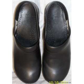 Mens Shoes DANSKO CLOGS Size EU 45 US 12M Black Leather  