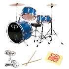 GP Percussion Deluxe GP50 3 Piece Kids Drum Set Bundle