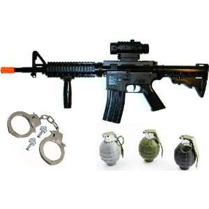  11 Toy Gun M16A4 with Sounds, Lights, Vibrations + Metal 