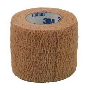  3m Coban Elastic Wrap Bandage 2x5 Yd Roll Health 