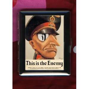   Military ID CIGARETTE CASE This Is The Enemy
