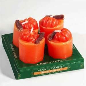   Yankee Candle Spiced Pumpkin 4 Sampler Votive Candles 