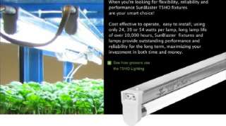 pcs SunBlaster Grow Light 1 2 T5 H.O.Fluor Fixture  
