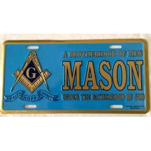 Masonic Emblem License Plate