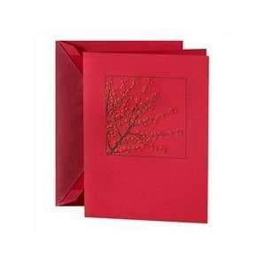    Hand Engraved Berry Branch Holiday Greeting Cards