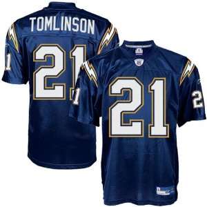 Reebok NFL Equipment San Diego Chargers #21 LaDainian Tomlinson Navy 