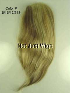 12 100% HUMAN TOPPER WIGLET INTEGRATION HAIRPIECE  