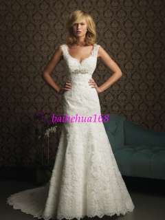 2011 Elegant Lace Edge Wedding Dress Bridal Gown Custom  