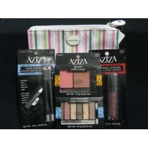   Aziza Makeup Combo Pack in Stylish Modella Cosmetic Bag  Paris Beauty