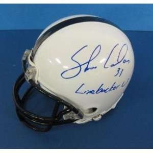  Shane Conlan Autographed Mini Helmet   Penn State JSA 
