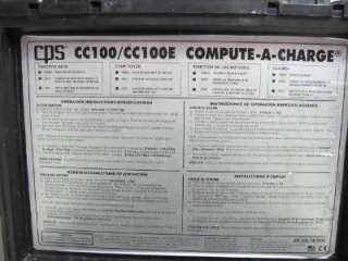 CPS CC100 Compute A Charge Coolant Scale Unit NR 6845  