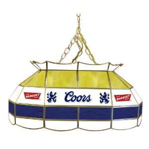 Trademark Coors Banquet 28 Inch Stained Glass Pool Table Lamp  
