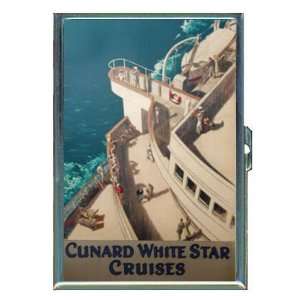  Cunard White Star Cruise Ship ID Holder, Cigarette Case or 