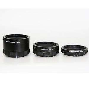 PENTAX 6X7 EXTENSION TUBES SET OF 3 WITH CASE  