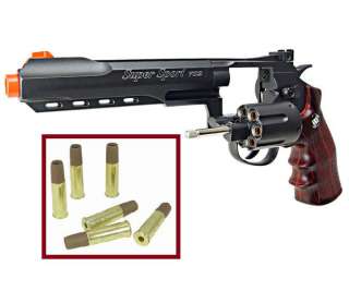 Airsoft co2 Gas power hand Guns WG 702 WinGun 6inch Metal Revolver w 