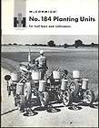 International Harvester McCormick No. 184 Planting Unit