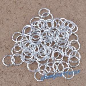 Wholesale 800 silver plated split~open Jump Rings 6mm  