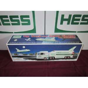  1999 Hess Truck and Space Shuttle with Satellite 
