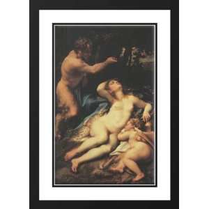  Correggio 28x40 Framed and Double Matted Venus and Cupid 