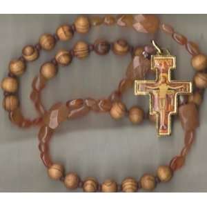 Anglican Prayer Beads of Olivewood, Gemstone & Icon like 