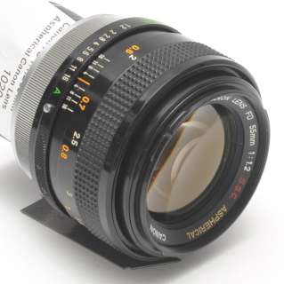 Canon FD 11,2/55 mm Aspherical Canon Lens  