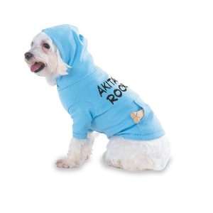  Akitas Rock Hooded (Hoody) T Shirt with pocket for your 