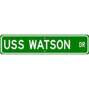  USS WATSON AKR 310 Street Sign   Navy