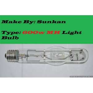  600 Watt MH Metal Halide Light Bulb Hydroponics Patio 