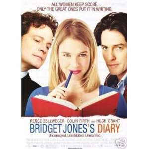 Bridget Joness Diary Single Sided Original Movie Poster 27x40