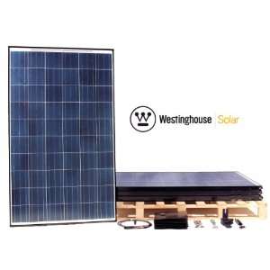 Pack   AC 235 Watt Solar Panel Complete Installation Kit  