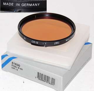 Hasselblad Filter B60 CR 12  1 made in Germany  