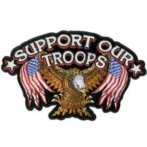  11 inch Patch   Support Our Troops 