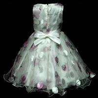   Wedding Party Bridesmaid Flowers Girls Pageant Dress SZ 7 8T  