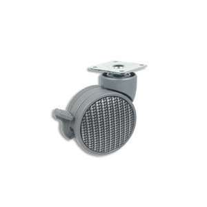 Cool Casters   Grey Caster with Fiber Webbing Finish   Item #400 75 GY 