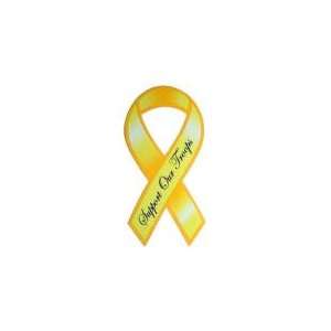  Support Our Troops 8 Yellow Ribbon Magnet