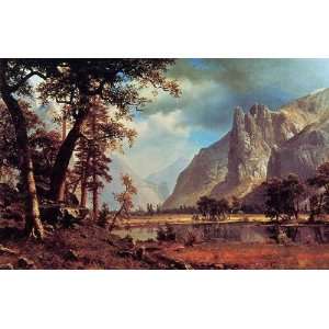   oil paintings   Albert Bierstadt   24 x 16 inches   Yosemite Valley