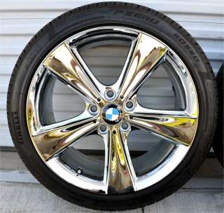 19 BMW OEM X3 Brand New Staggared Chrome Wheels Tires  
