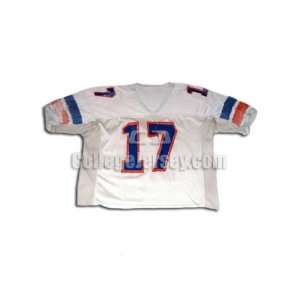   White No. 17 Game Used Boise State Football Jersey