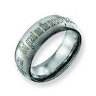   Tungsten® Carbide Inscribed Serenity Prayer 8mm Band Ring Size 11