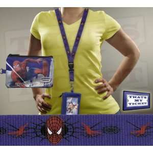 Spiderman 3 Lanyard With Ticket Holder / Pouch  Sports 
