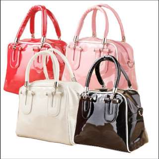   Patent Leather Handbag Wrist Bag Messenger Bag 4 colors #965  