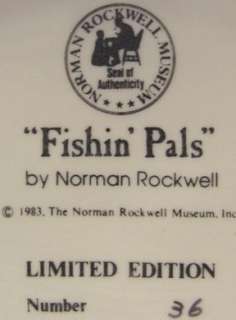 1983 Norman Rockwell Fishin Pals Stein M.I.B.  