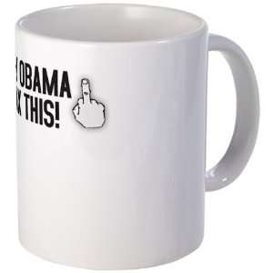  Hey Obama Tax This Anti obama Mug by  Kitchen 